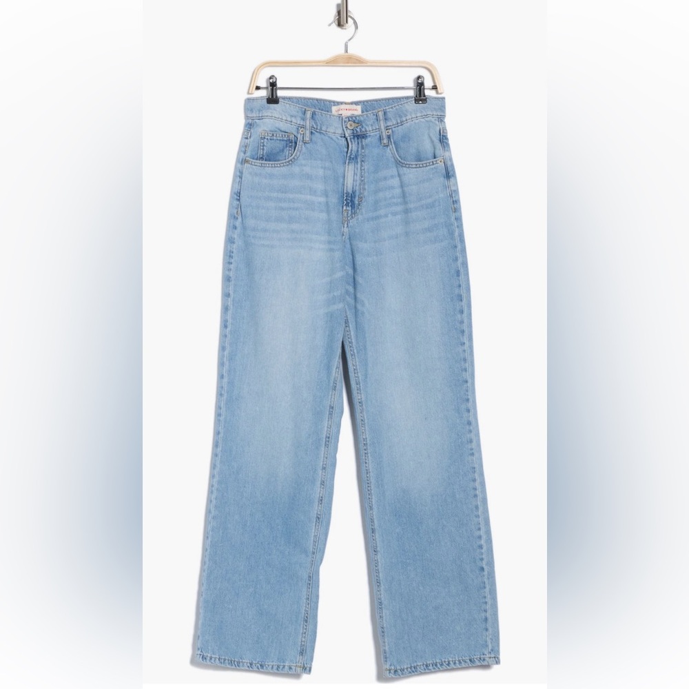 NWT Lucky Brand Wide Leg High Rise Denim Jeans Size 6/28